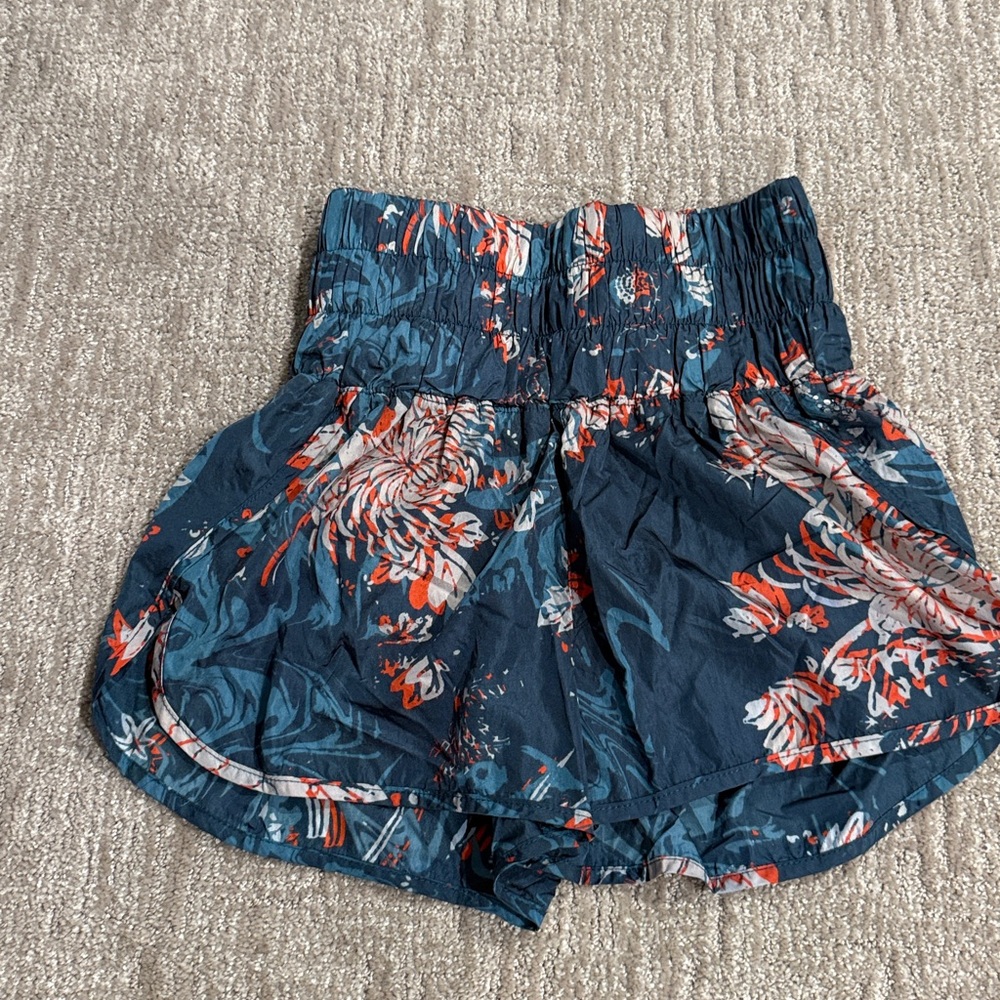 FP Movement Floral High-Waisted Shorts
